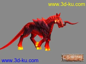 3D打印模型英雄无敌5噩梦1只的图片