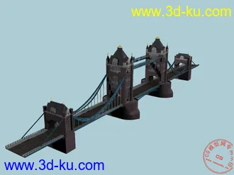 3D打印模型伦敦大桥精模的图片