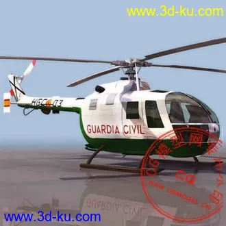 3D飞机模型-直升飞机22套_009的图片