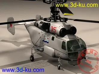 3D飞机模型-直升飞机22套_022的图片