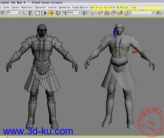 3D打印模型新做的角色，帮我看看有什么问题。的图片