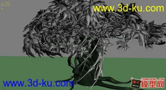3D打印模型ＣＧ动画用的经典大榕树的图片