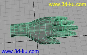 3D打印模型maya 手部建模的图片
