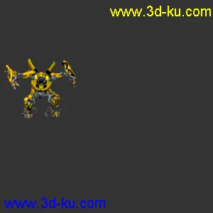 3D打印模型大黄蜂变形动画新车版的图片