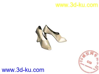 3D打印模型高跟鞋的图片