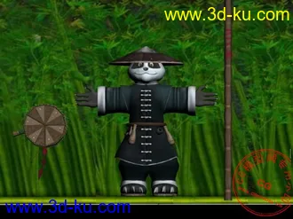 3D打印模型熊猫酒仙~新手版~的图片