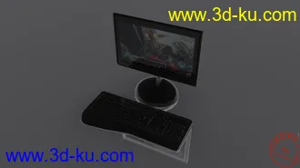 3D打印模型简单的电脑 换积分的图片