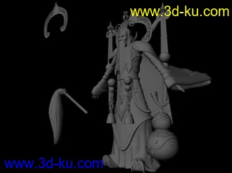 3D打印模型太上老君  精模...的图片