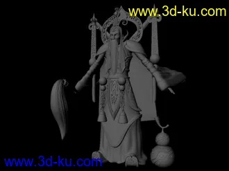 3D打印模型太上老君  精模...的图片