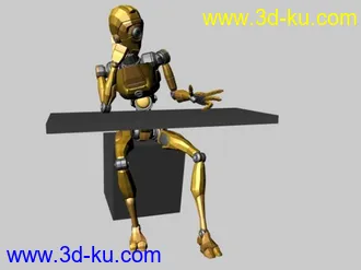 带动画的机器人模型～的图片