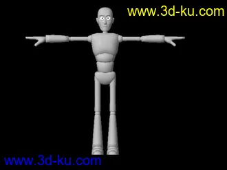 经典带骨骼绑定的动画模型之Char_Norman的图片