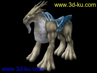 3D打印模型手绘贴图怪物的图片