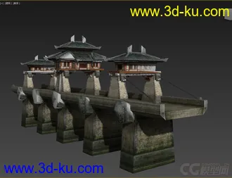 3D打印模型桥的图片