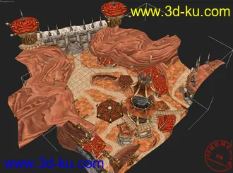 3D打印模型兽人主城~~~~~~！！！的图片