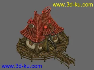 3D打印模型小屋的图片
