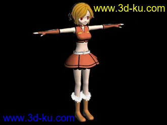 3D打印模型初音全家福+黑岩射手（带表情，骨骼_绑定完成_带卡通渲染器）的图片