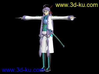3D打印模型初音全家福+黑岩射手（带表情，骨骼_绑定完成_带卡通渲染器）的图片