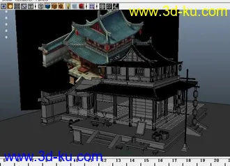 3D打印模型边学边做、上课突然考试4小时做的房子、的图片