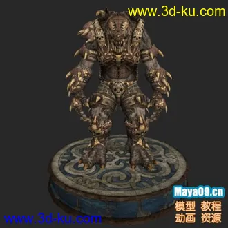 3D打印模型一只怪的图片