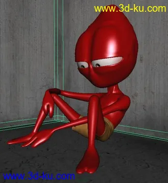 3D打印模型小外星人的图片