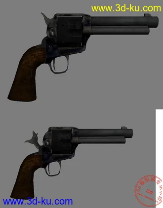 3D打印模型西部牛仔 ColtPeacemaker的图片