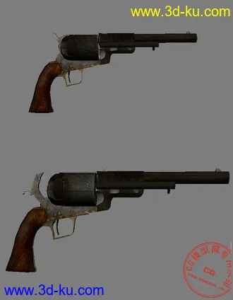 3D打印模型西部牛仔 ColtWalker的图片