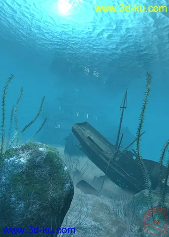 3D打印模型海底 (带贴图)的图片