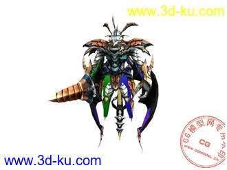 3D打印模型RF角色带材质骨骼和全套动作不知道有人发过没的图片