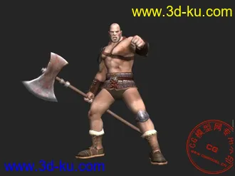 3D打印模型国人做的战士骨骼＋动作  max的图片