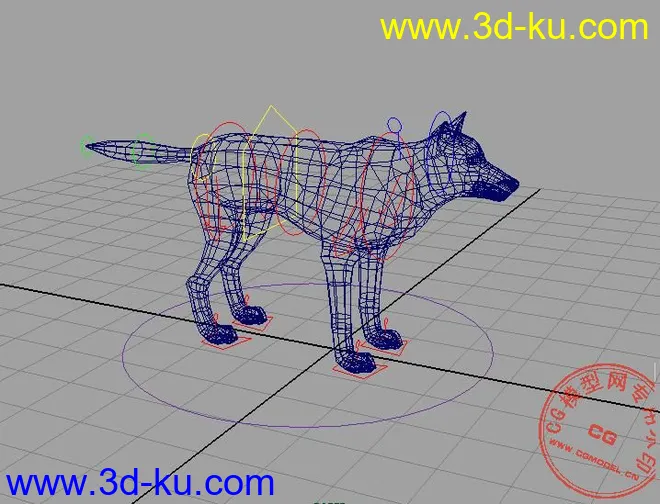 骨骼绑定-四足和二足动物模型的图片2