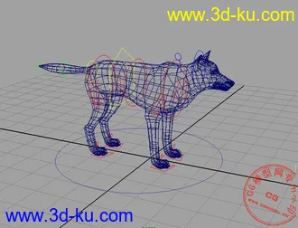 3D打印模型骨骼绑定-四足和二足动物的图片