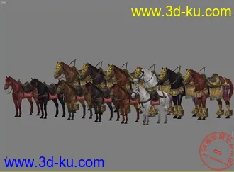 3D打印模型355的战马的图片