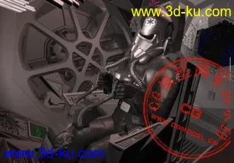 3D打印模型带人战机的图片