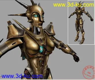 3D打印模型新人发帖！虚幻人物！的图片