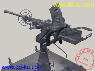 3D打印模型重机枪！的图片