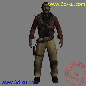 3D打印模型西部牛仔 2款的图片