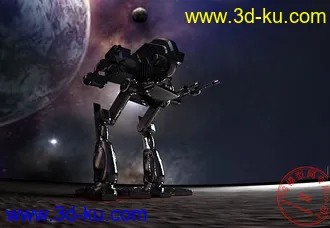 3D打印模型机甲战士的图片