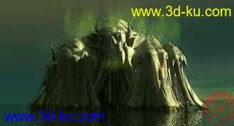 3D打印模型气氛感觉超好的岛屿的图片