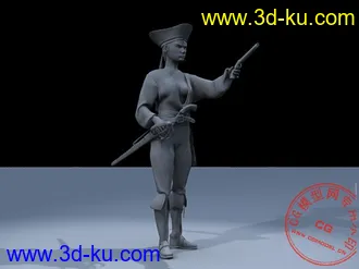 3D打印模型女海盗..的图片
