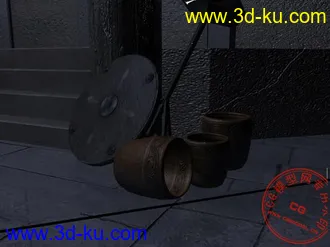 3D打印模型好久没来了 发个场景(学生时代的)的图片