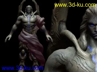 3D打印模型天神的图片