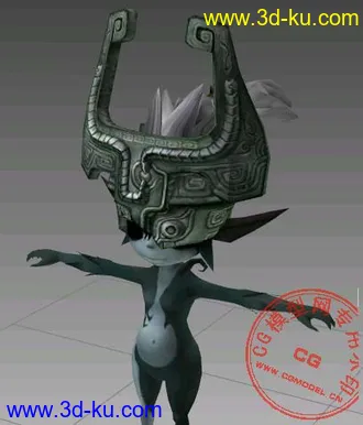 3D打印模型薩爾達傳說-署光公主-暗黑公主-米多娜的图片