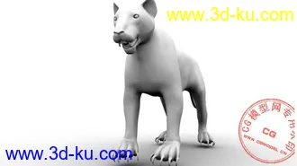 狮子模型加绑定的图片