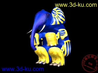 3D打印模型印度象   遊戲王的的图片