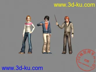 3D打印模型哈利波特四游戏人物的图片