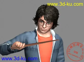 3D打印模型哈利波特四游戏人物的图片