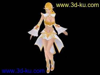 3D打印模型超养眼靓丽牧师MM的图片
