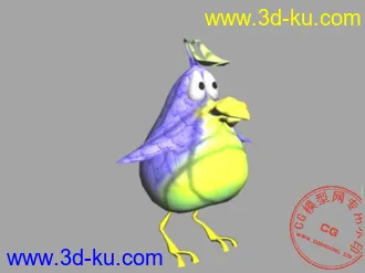 3D打印模型一个小小小鸟.带1300帧动作（申精）的图片