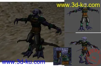 3D打印模型魔战士的图片