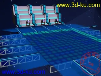 3D打印模型超级舞者中的两个舞台的图片